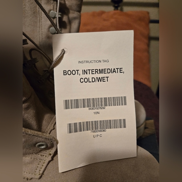 New! Wellco Desert Combat Cold Weather Military Boots Size 10N With Box - Picture 3 of 7